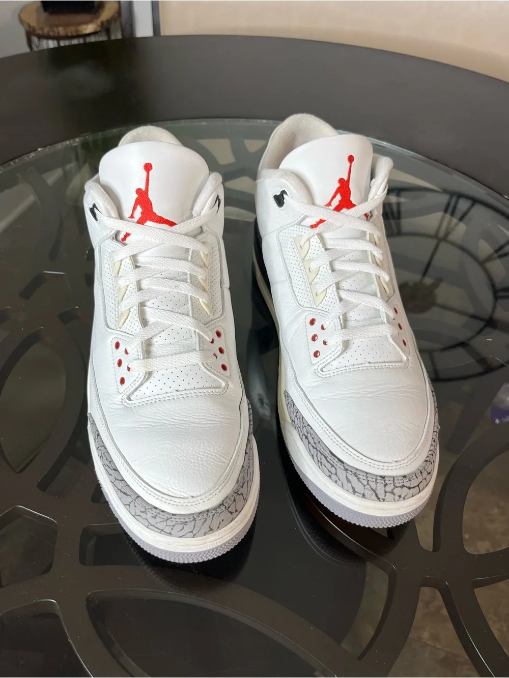 Nike Air Jordan 3 Retro White Cement Reimagined Men's 15